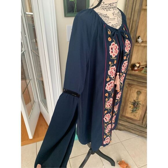 Umgee Floral Embroidered Dress - Picture 4 of 11